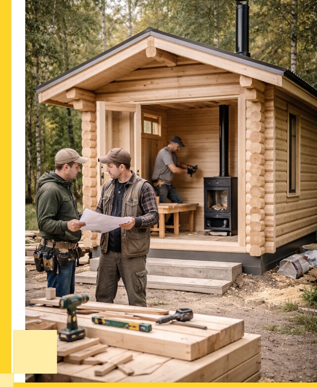 Монтаж бань под ключ в Бугуруслане — от 203800 р. | ЭриданБгр