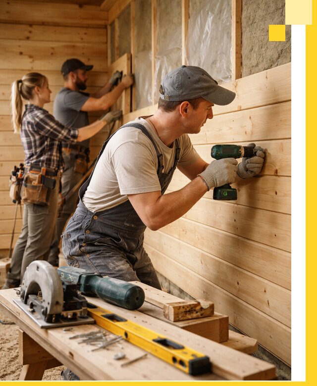 Обшивка бань под ключ в Бугуруслане: отделка стен и потолков