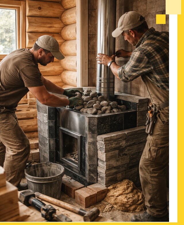 Строительство и отделка русских бань под ключ в Бугуруслане