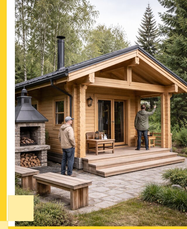 Деревянные бани под ключ в Бугуруслане от 458550 р. | ЭриданБгр