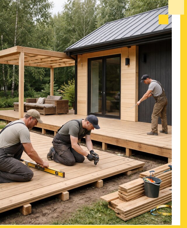 Строительство бань с террасой и бассейном под ключ в Бугуруслане