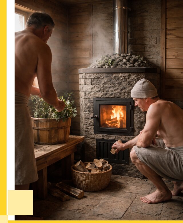 Банные печи под ключ в Бугуруслане от 45855 р. | ЭриданБгр кирпичная