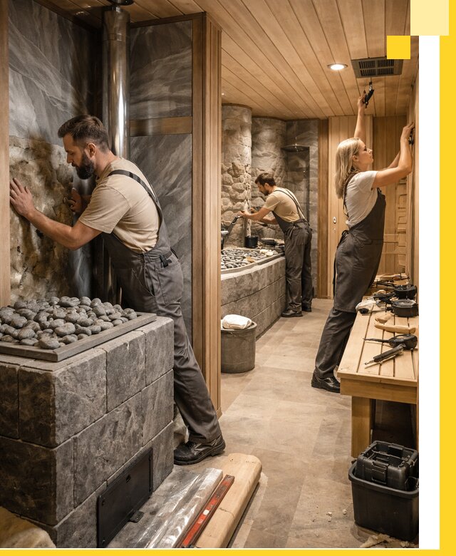 Строительство бань и SPA процедур в Бугуруслане под ключ и отделкой