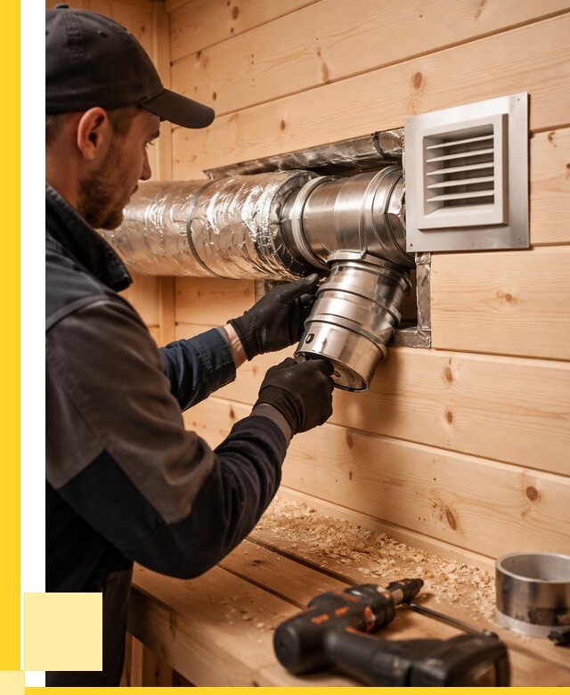 Монтаж вентиляции бани в Бугуруслане от 12228 р. | ЭриданБгр