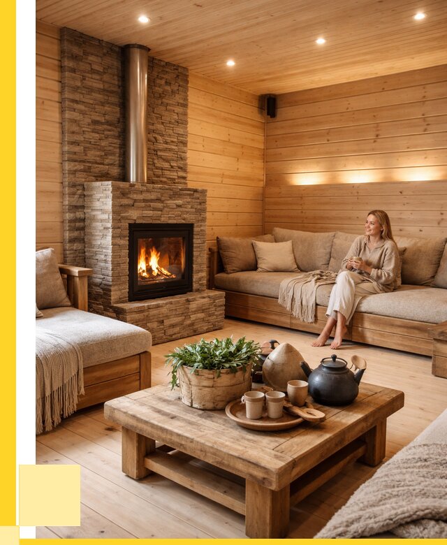 Проект бани с комнатой отдыха в Бугуруслане от 35665 р. | ЭриданБгр