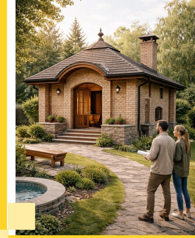 Проект кирпичной бани в Бугуруслане от 30570 р. | ЭриданБгр