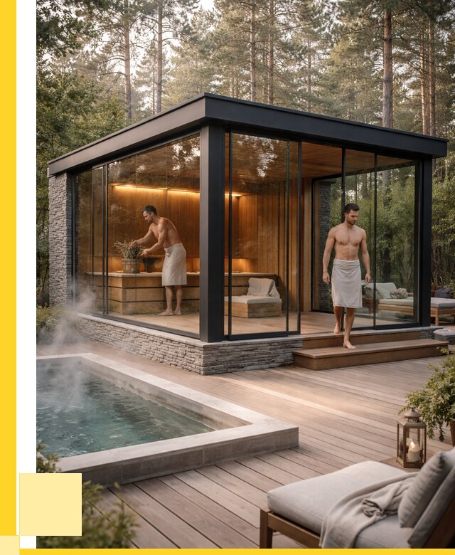 Стеклянные бани и двери в Бугуруслане от 458550 р. | ЭриданБгр