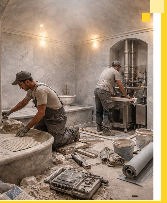 Строительство турецких бань хаммам под ключ в Бугуруслане