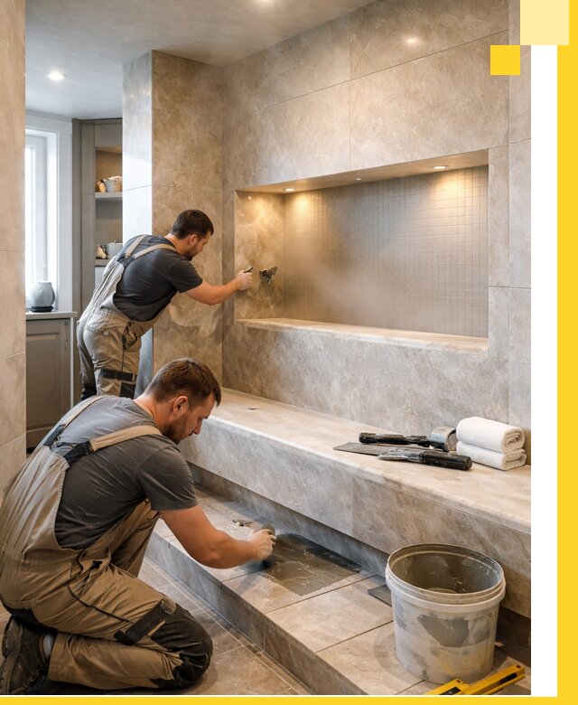 Профессиональное строительство хамама в квартире в Бугуруслане