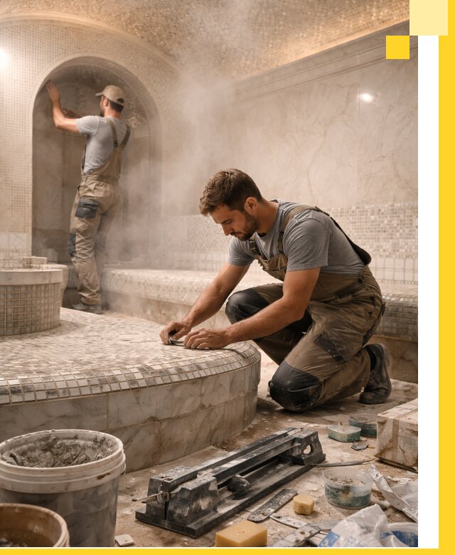 Профессиональный дизайн хамама и SPA под ключ в Бугуруслане