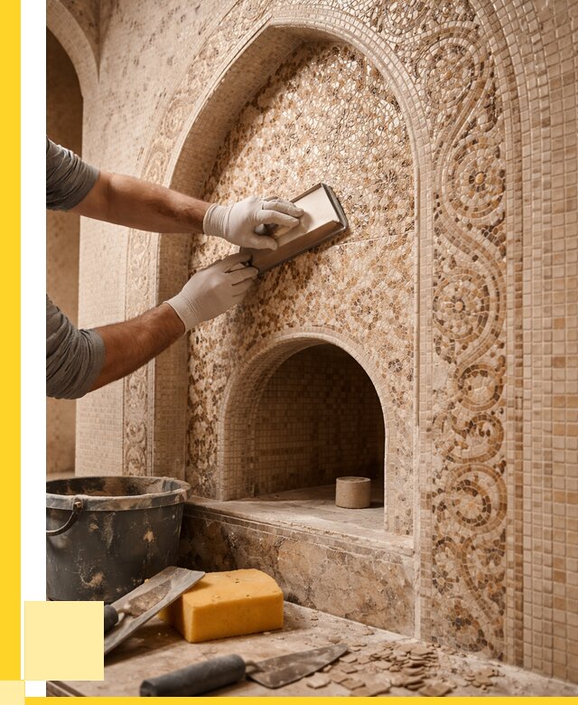 Мозаика для хамама в Бугуруслане под ключ от 5095 р. | ЭриданБгр