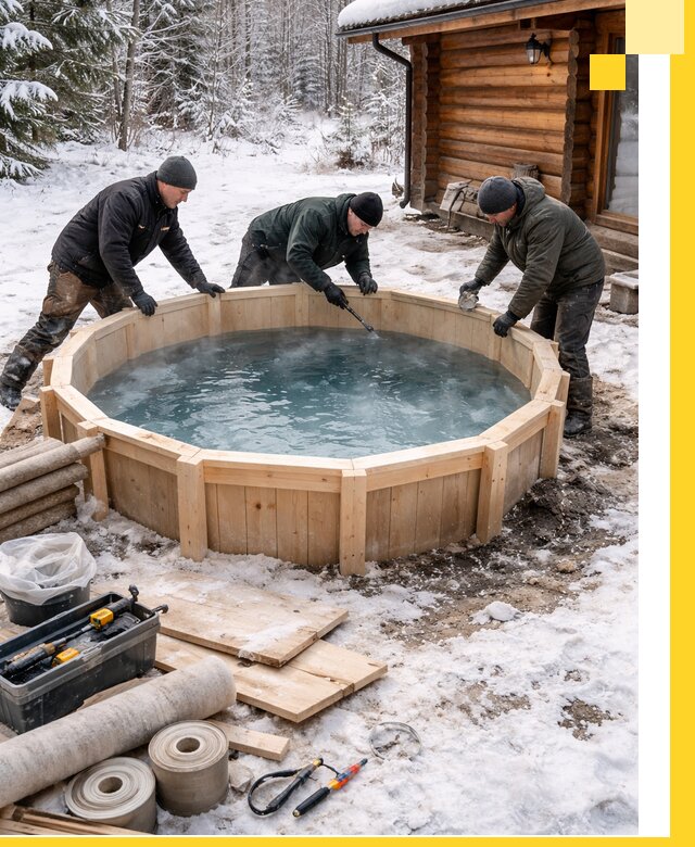 Изготовление и установка ледяных купелей под ключ в Бугуруслане