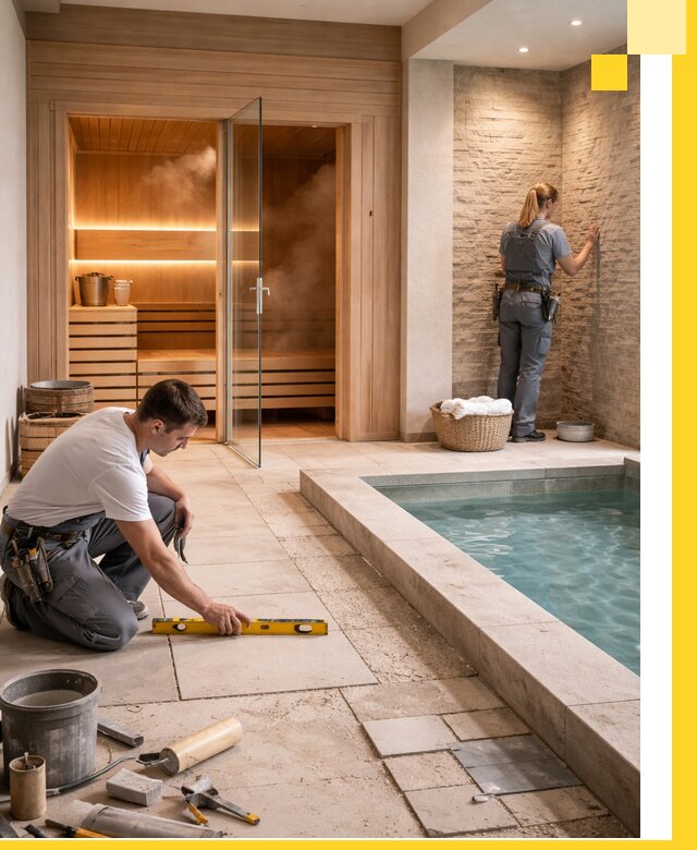 Комплексный дизайн и отделка интерьеров SPA под ключ в Бугуруслане